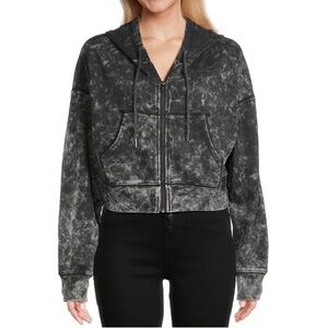 No Boundaries Mineral Wash Zip Up Hoodie